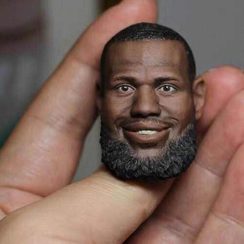 Collectible In Stock 1/6     LeBron James Head Sculpt 12 ٵ   ׼ 